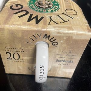 NIB vintage Starbucks City Mug- 1994 series 20oz